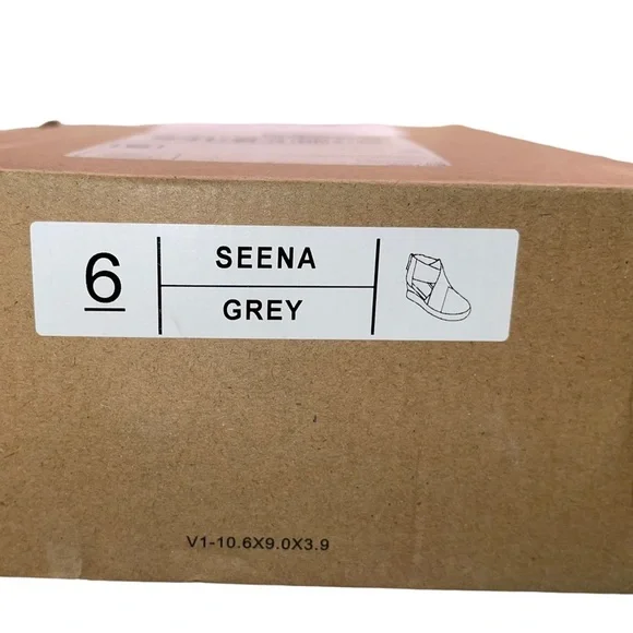 Journee Collection - wedge sneakers - grey - size 6M - Picture 7 of 7